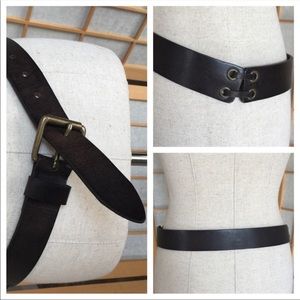 Gap Brown Leather Belt SZ 32